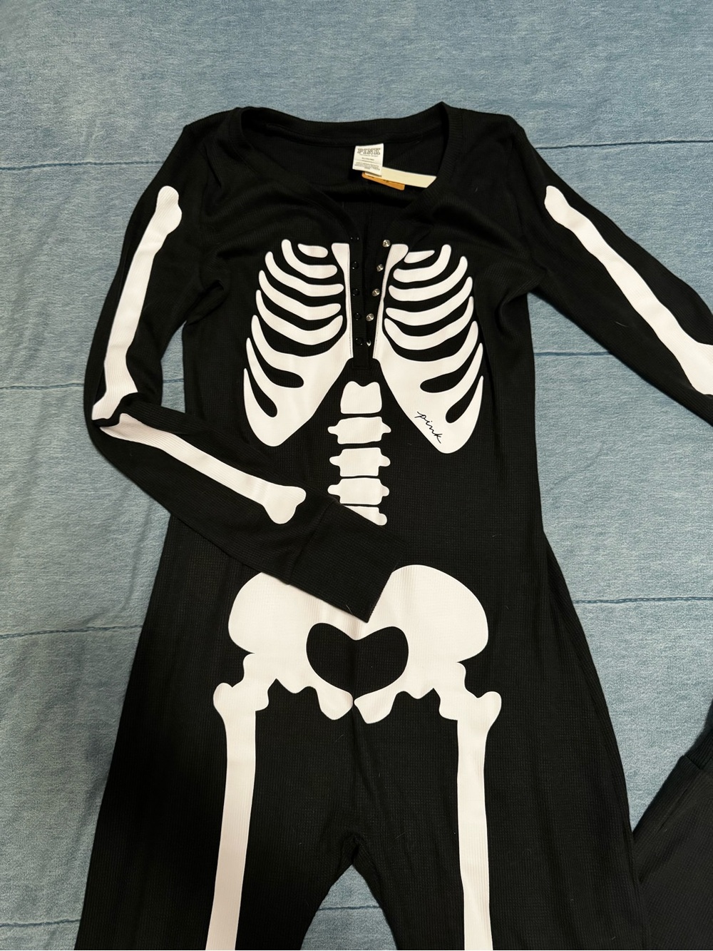 Victoria's Secret PINK Skeleton onesie